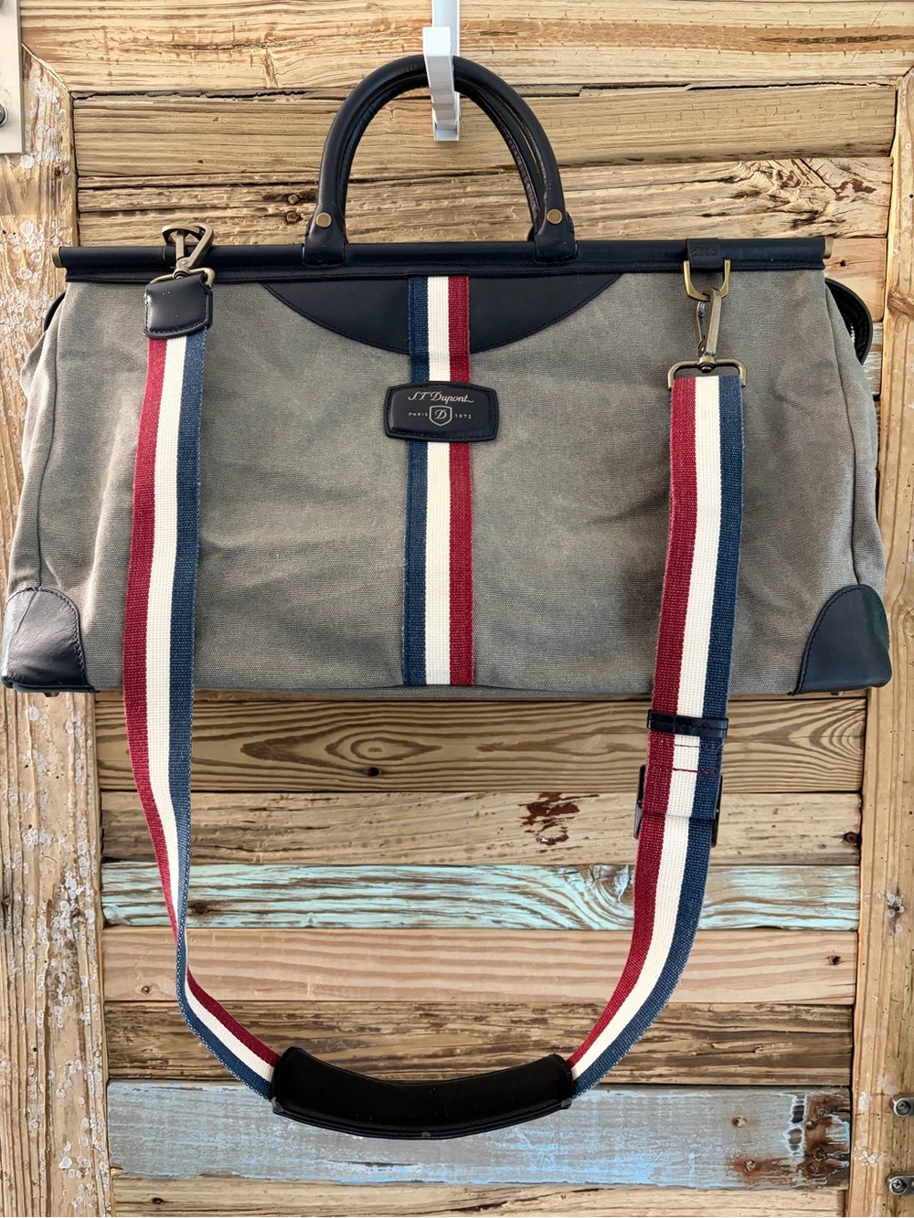 S.T. Dupont Iconic 191311 Luxury Weekender Travel Bag + Dust Bag